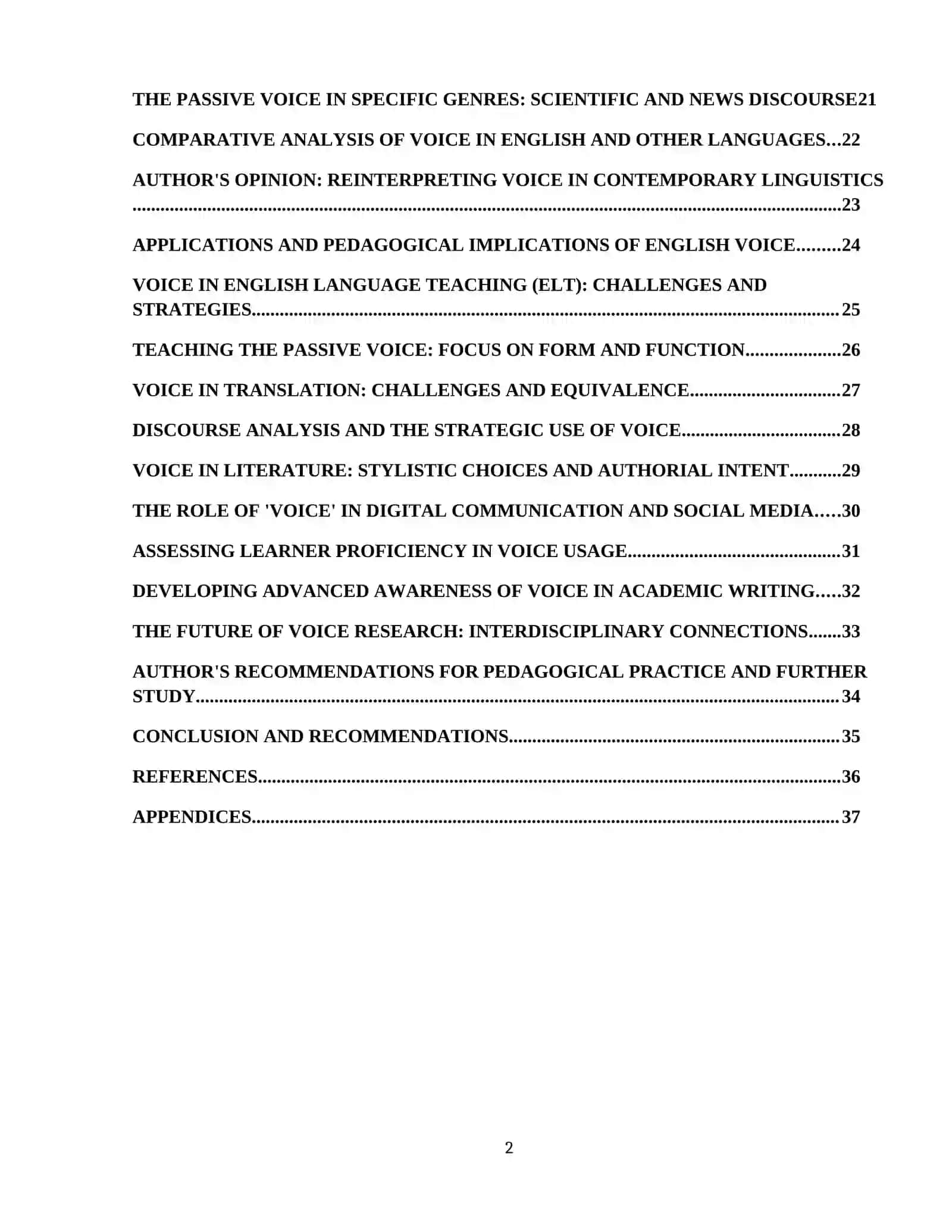 Voice as a Grammatical Category in English 3