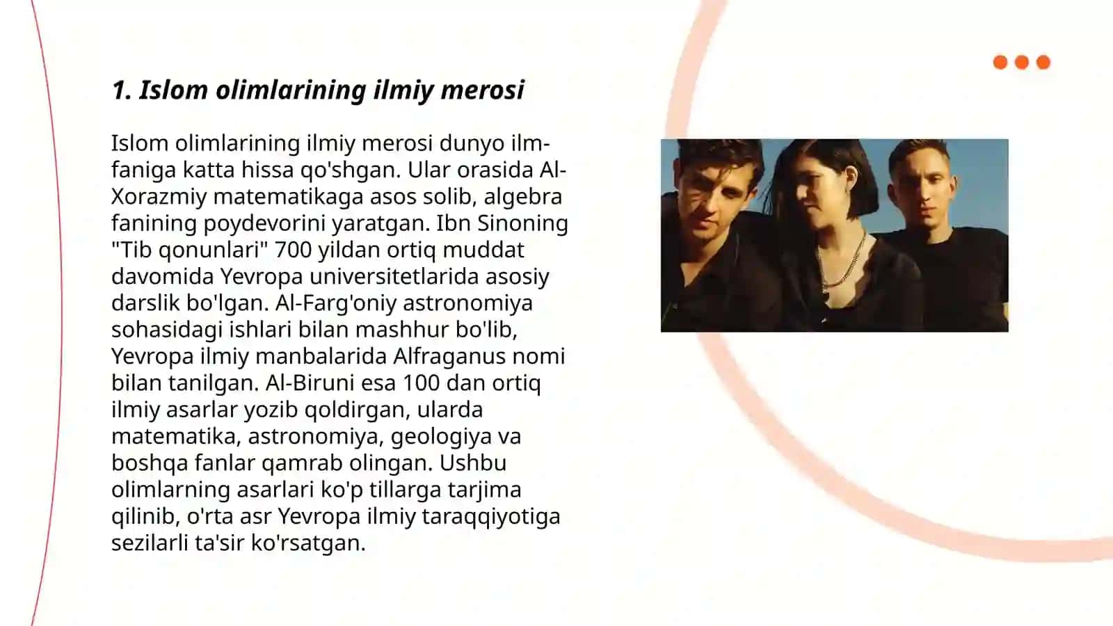 Islom olimlarining ilmiy merosi 3