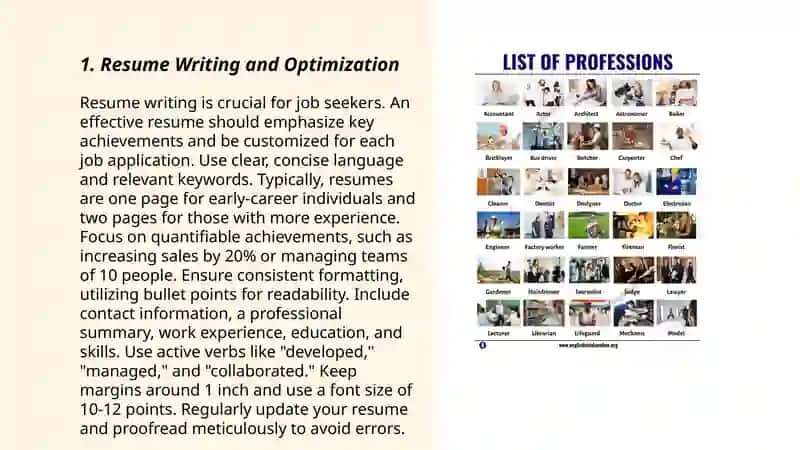 Resume Writing and Optimization 3