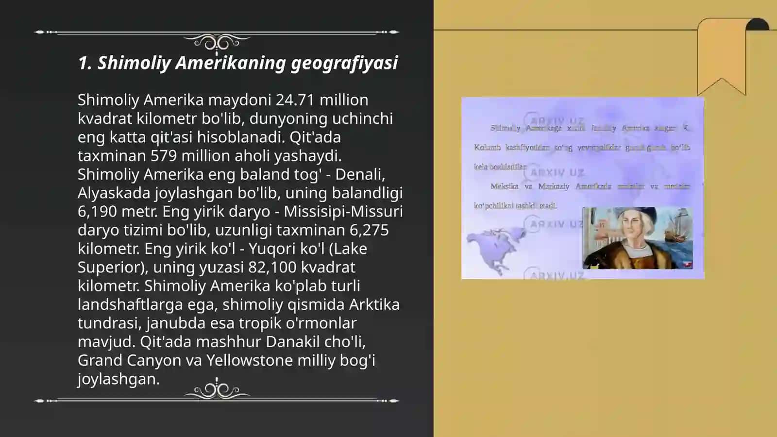 Shimoliy Amerika mamlakatlari 3