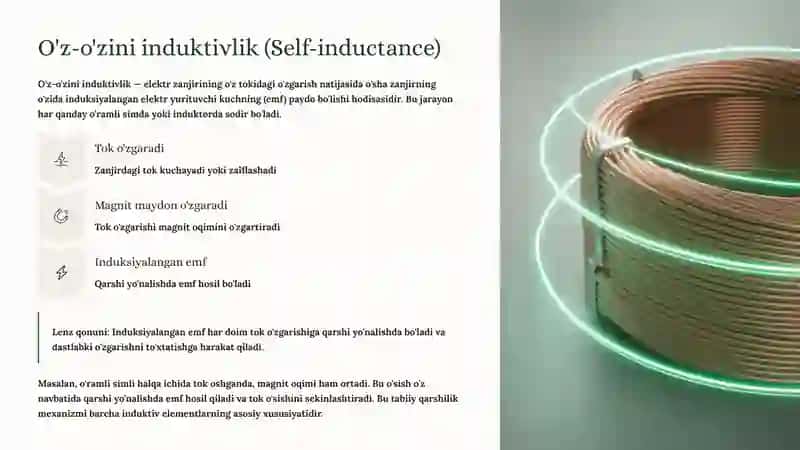 Induktivlik: Elektrotexnikaning Asosiy Tushunchasi 3