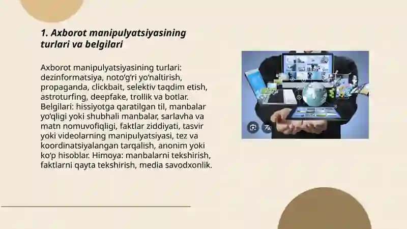 Zamonaviy media muhitda axborot manipulatsiyasidan himoyalanish 3