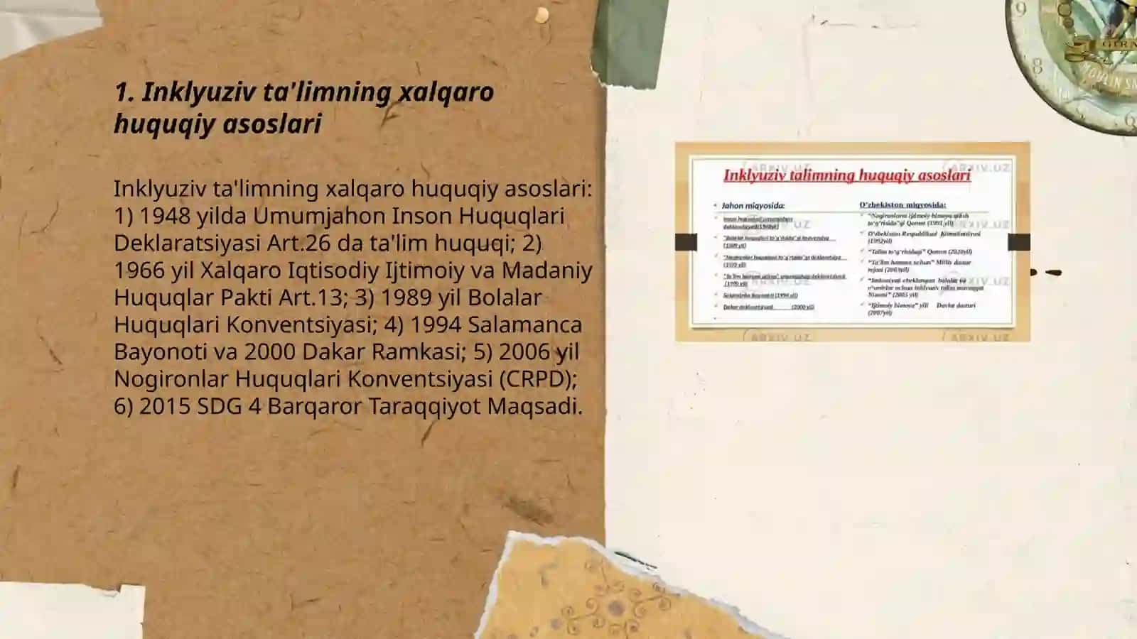 Inklyuziv ta’lim va xalqaro huquqlari 3