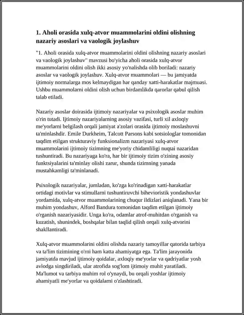 AHOLI ORASIDA HULQ ATVOR MUAMMOLARINI OLDINI OLISH VAOLOGIK JOYLASHUV 3