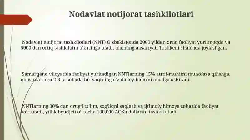 Nodavlat notijorat tashkilotlari 3