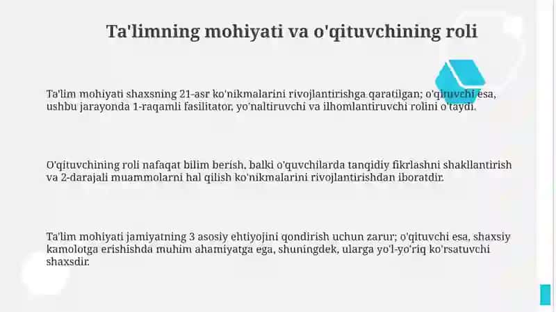 Pedagogika kasbining mohiyati 3