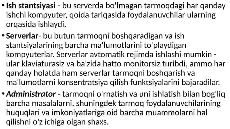Kompyuter tarmoqlarining turlari 3
