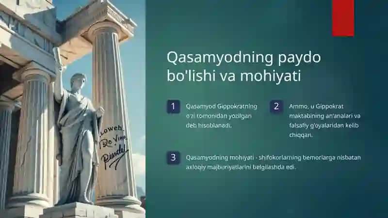 Gippokrat qasamyodi. Tibbiyot tarixidagi murosa 3