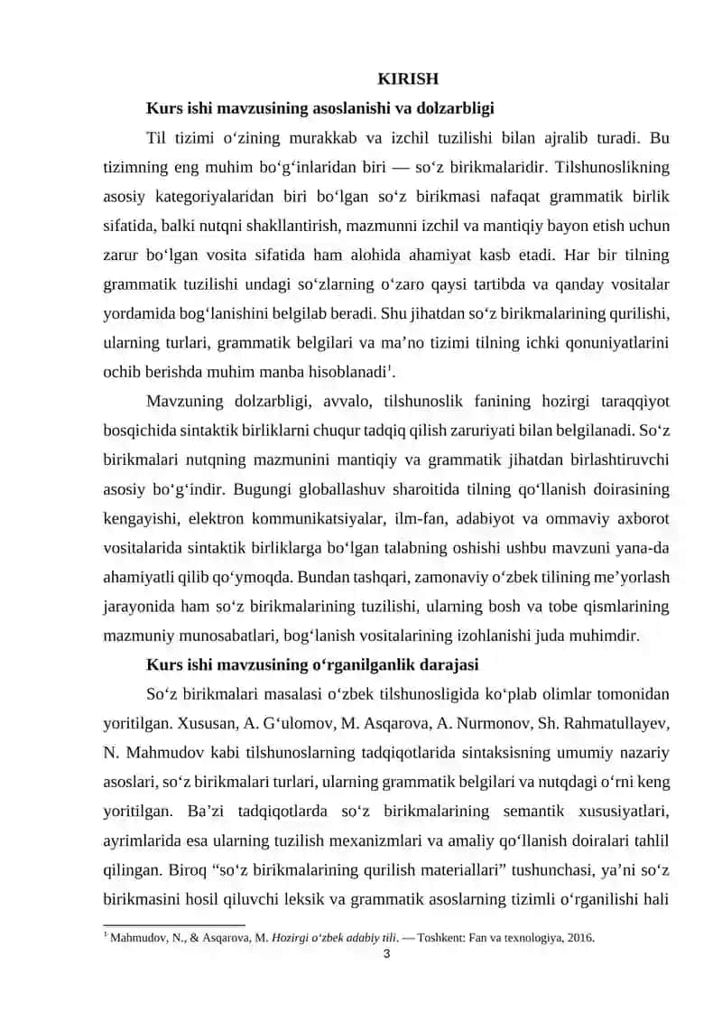 Soʻz birikmalari va ularning qurilish materiallari 3