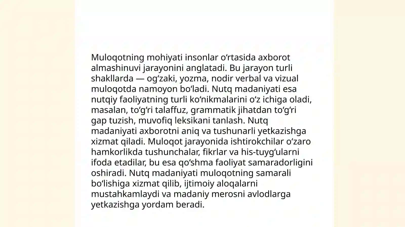 Muloqot haqida tushuncha 3