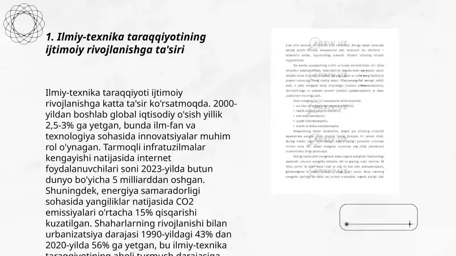 Ilmiy - texnika Taraqqiyoti: Satsial oqibatlari 3