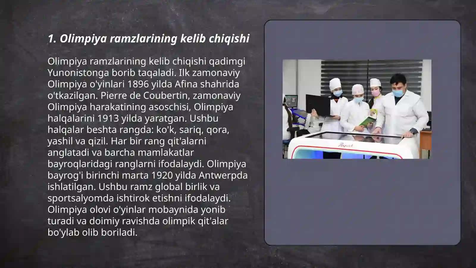 Olimpiya ramzlari: tarixi, mazmun-mohiyati, foydalanish tartibi 3