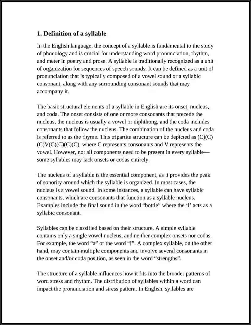 TYPES OF SYLLABLES 3