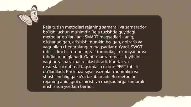 Menejment fani foydalanadigan metodlar 3