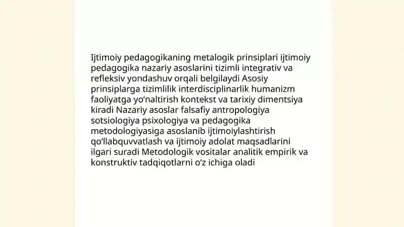 Ijtimoiy pedagogikani va ijtimoiy-pedagogik faoliyat rivojining metalogik asoslari 3
