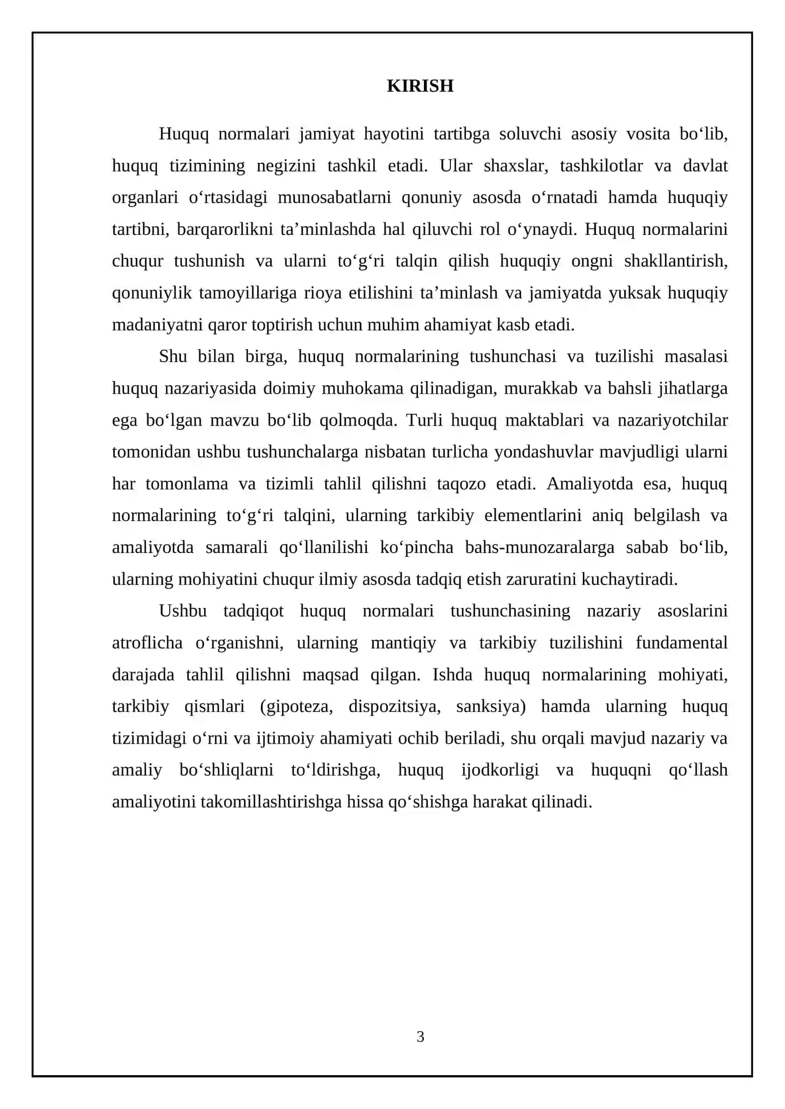 HUQUQ NORMALARI TUSHUNCHASI VA TUZILISHI 3