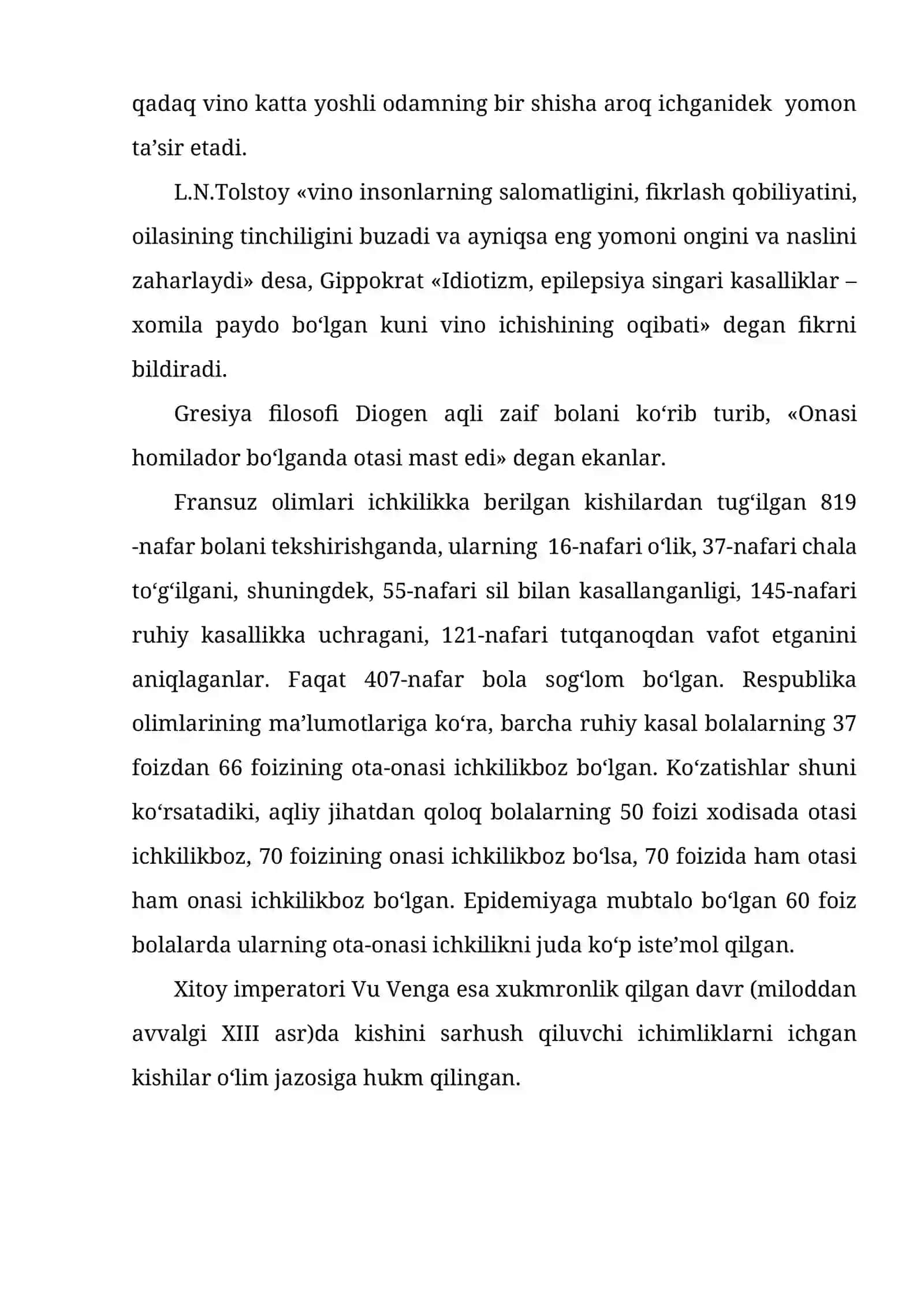 Zararli odatlar va ularning inson organizmiga ta’siri 3