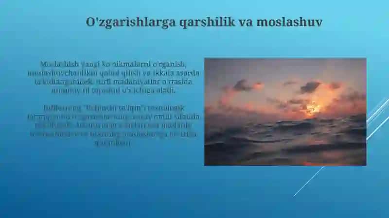 Madaniyat to‘qinlari "E.Tofferning "Uchinch to‘qinlari" 3