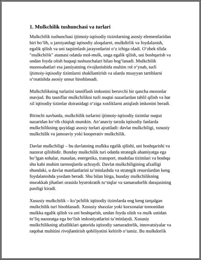 IJTIMOIY-IQTISODIY TIZIMLAR VA MULKCHILIK MUNOSABATLARI 3