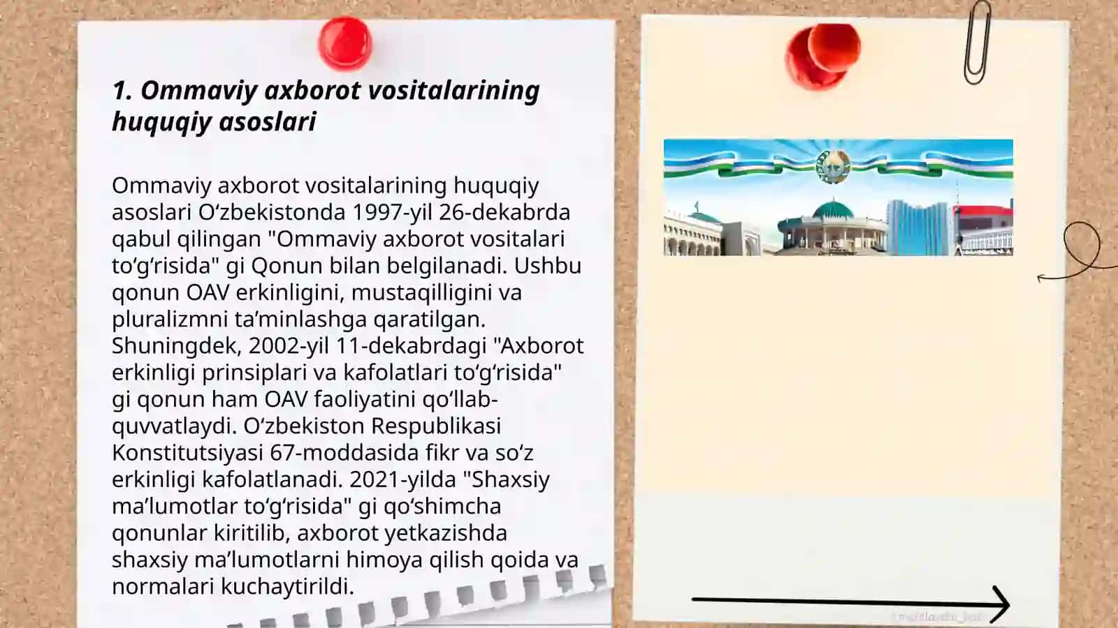 Ommaviy axborot vositalarining huquqiy asoslari 3