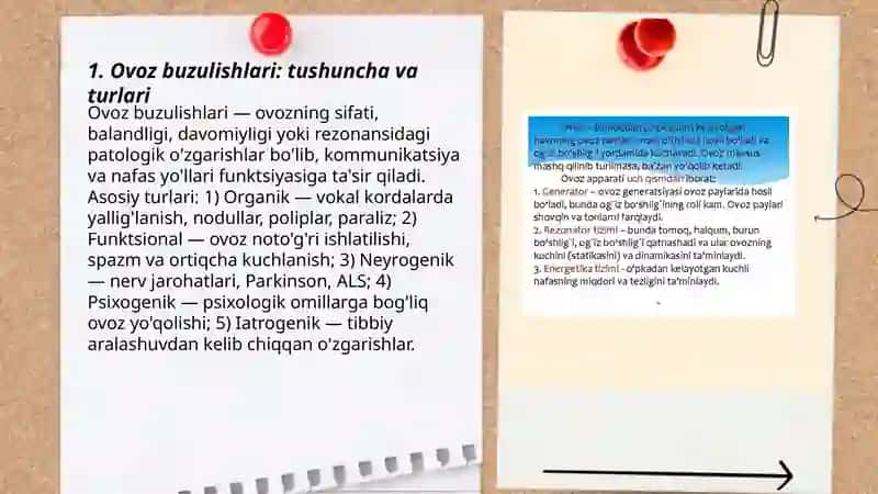 Ovoz buzulishlari 3