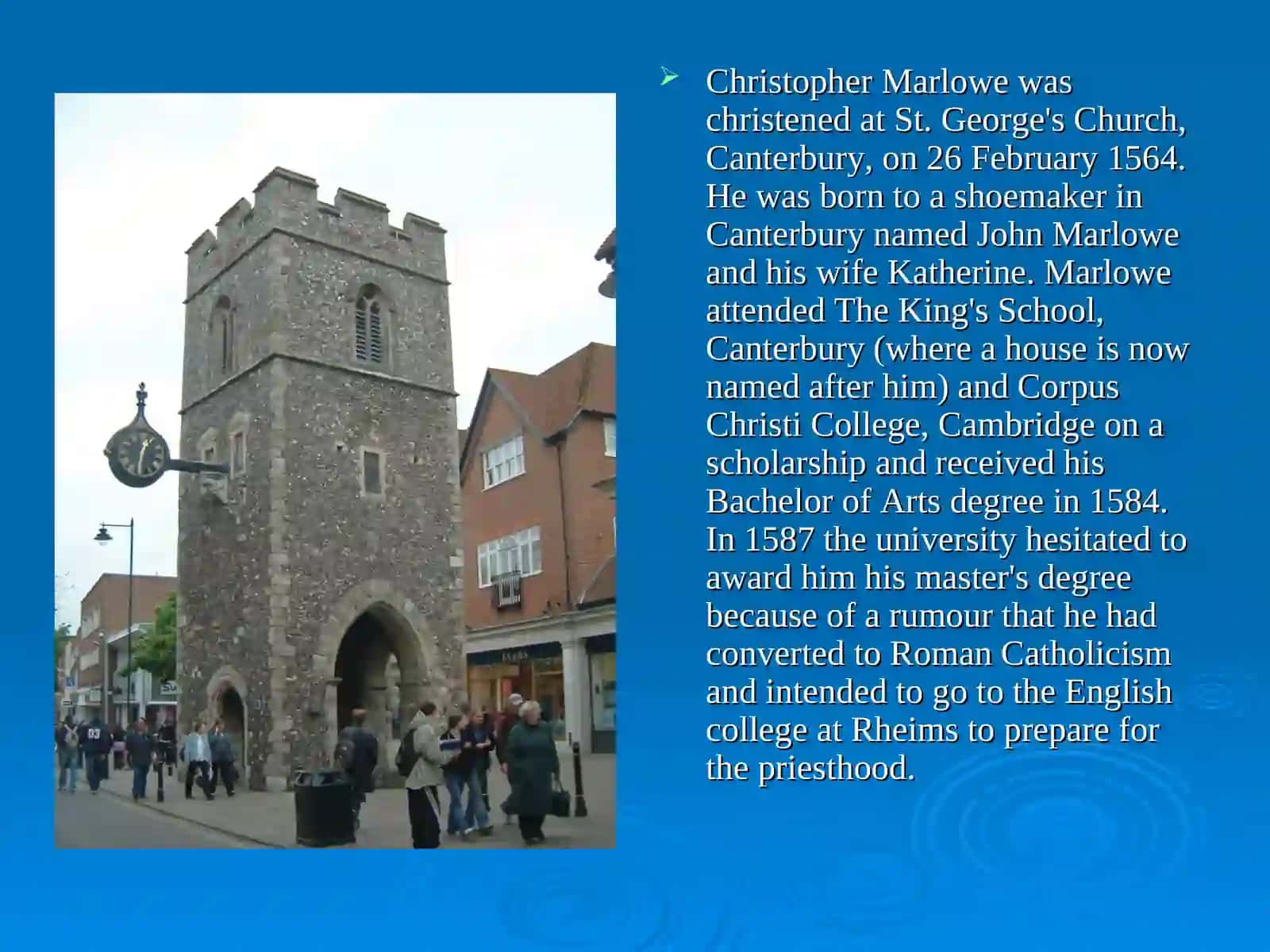 Christopher "Kit" Marlowe 3
