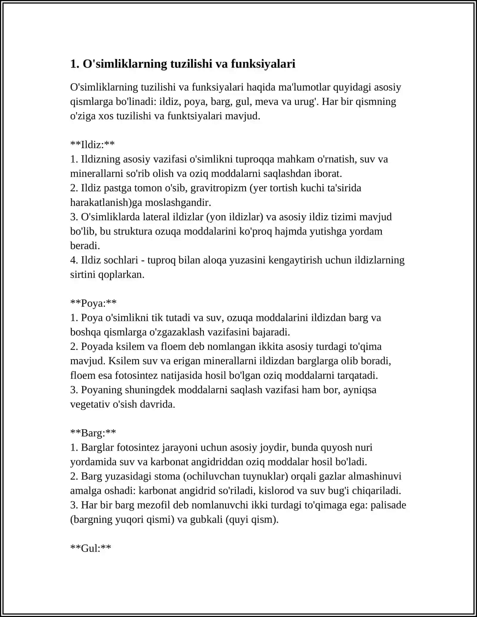 4-SINF TABIATSHUNOSLIK DARSLIKLARI BILAN TANISHISH VA TAHLIL QILISH 3