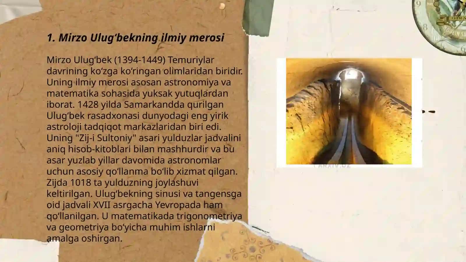 Mirzo Uluģbekning falsafaga qoshgan xissalari 3