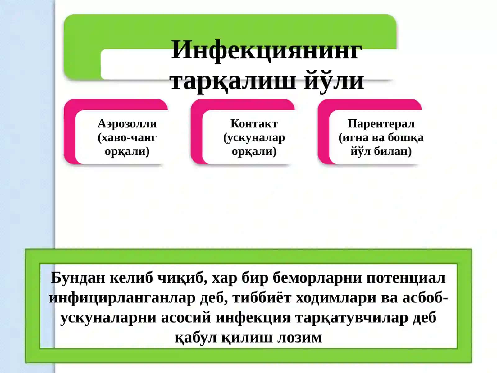 Терапевтик стоматологияда асептика ва антисептика 3