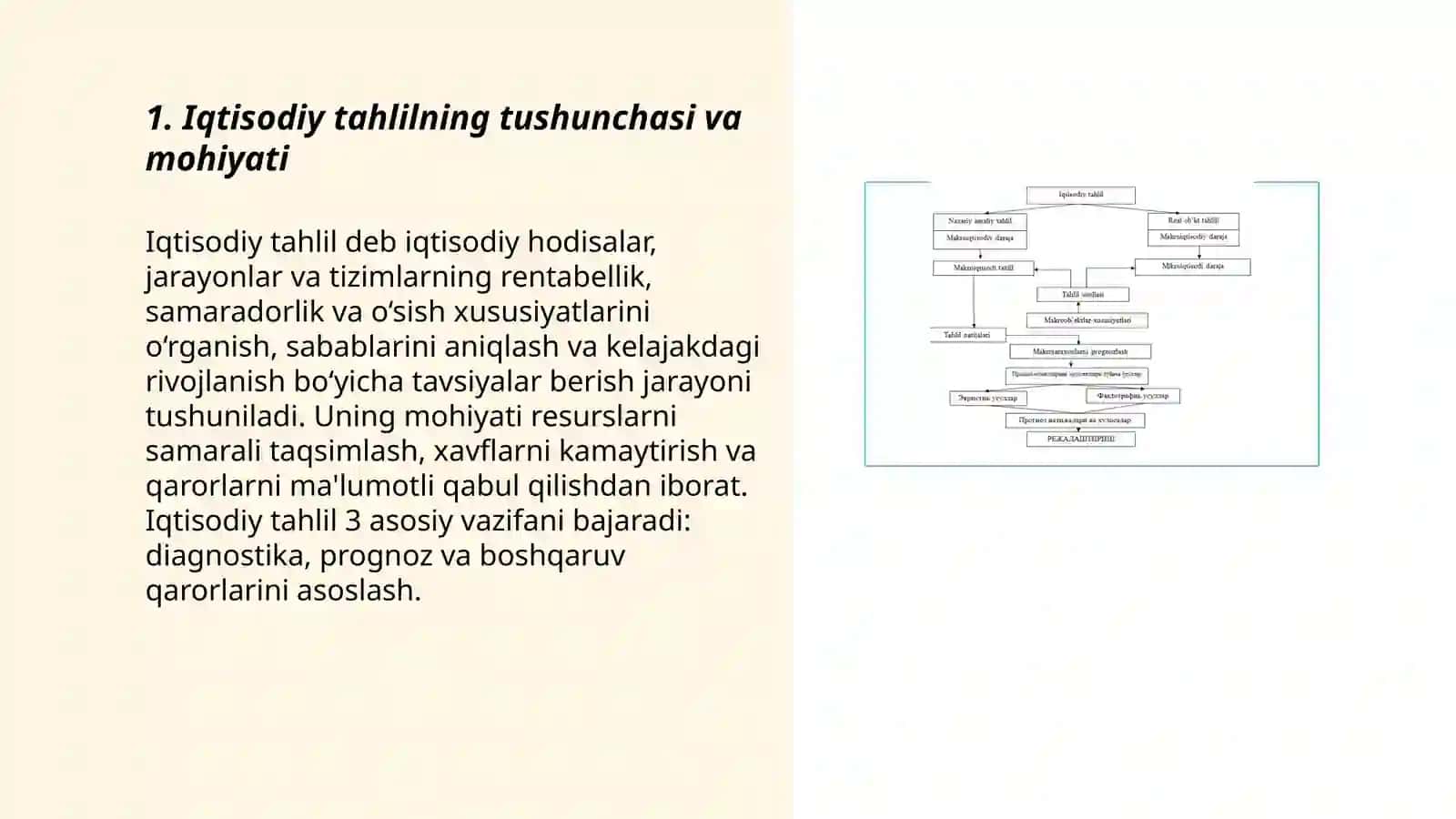 Iqtisodiy tahlilning asosiy tushunchalari va uning ahamiyati 3