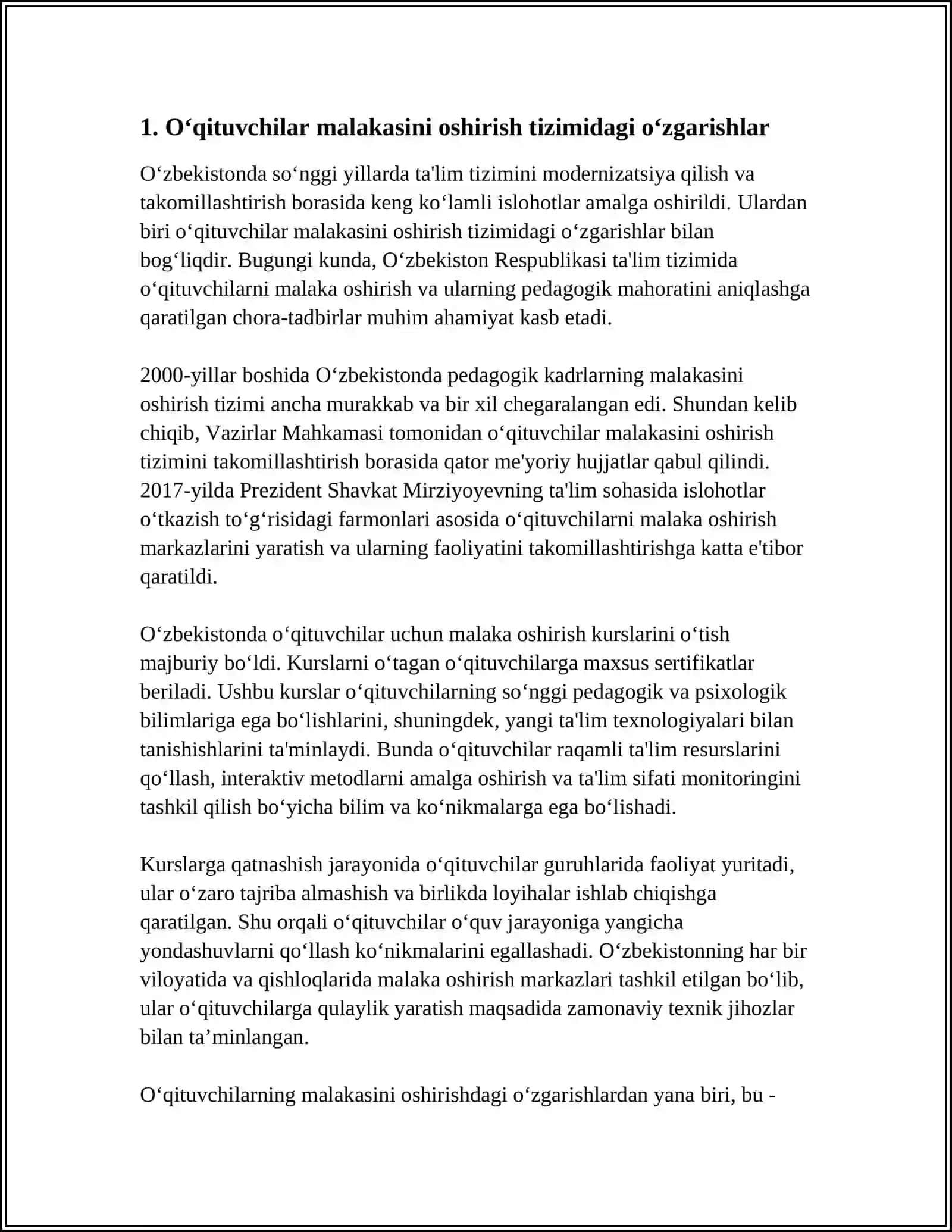 TALIM TIZIMISAGI OʻZGARISHLAR 3