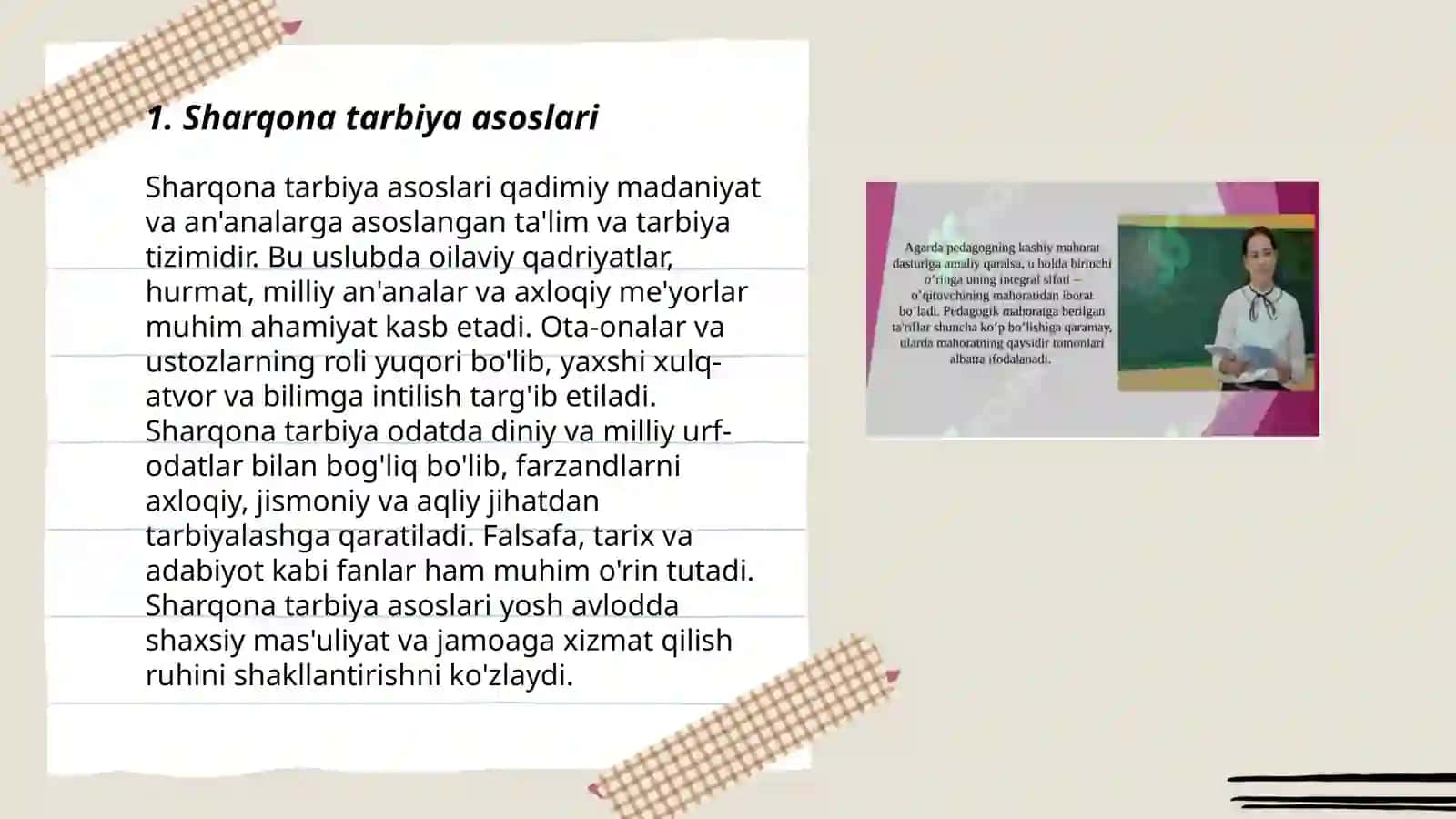 Sharqona tarbiya va musharat odobining muloqatga taʼsiri 3
