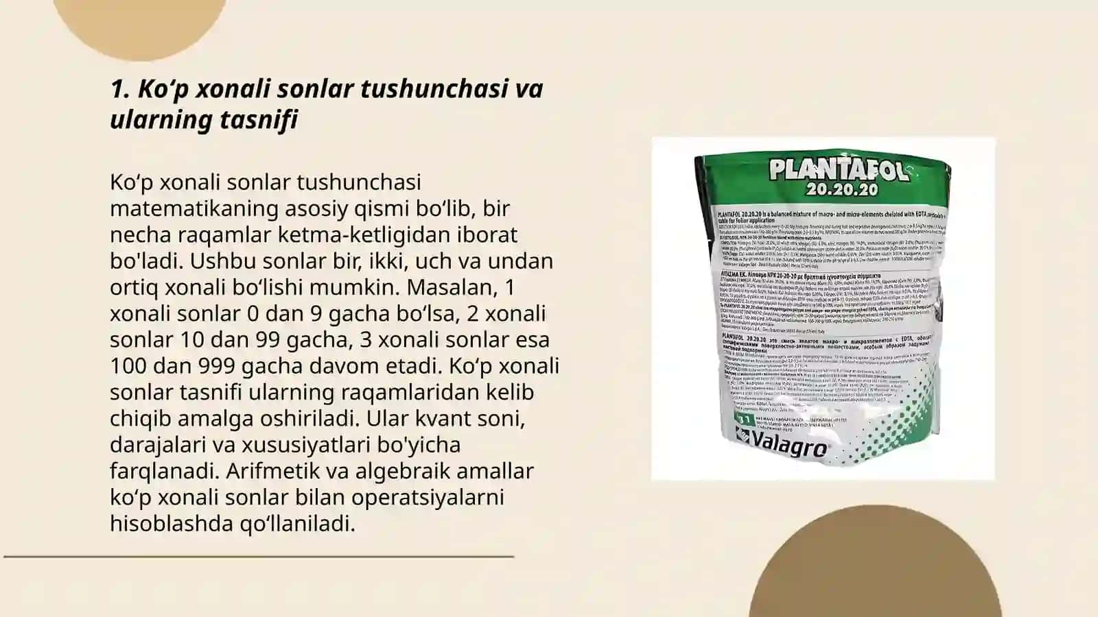 Koʻp xonali nomanfiy butun sonlar ustida arifmetik amallarni oʻrgatish metodikasi 3