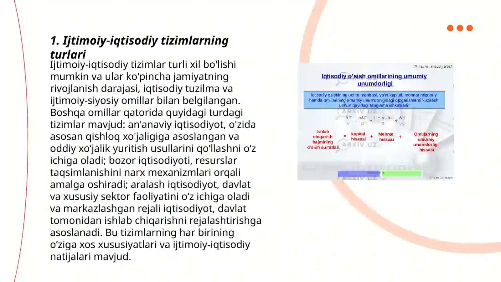 Ijtimoiy-iqtisodiy tizimlar va mulkchilik munosabatlari 3
