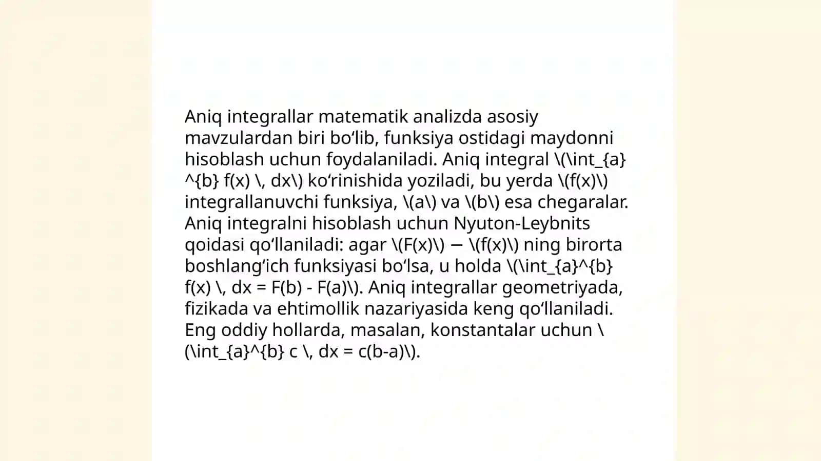 Integral 3