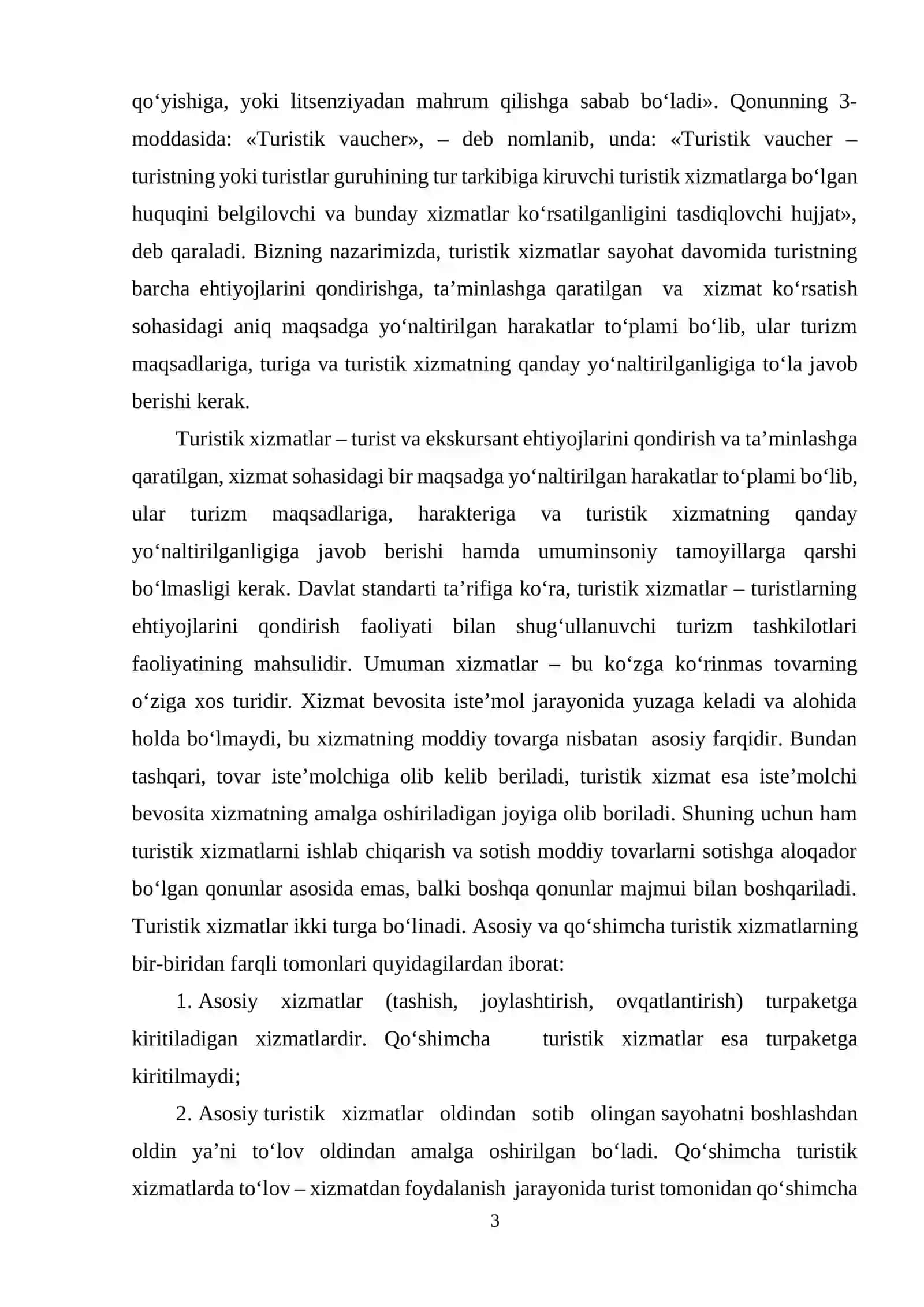 Turizm sohasida biznes rejalashtirish 3