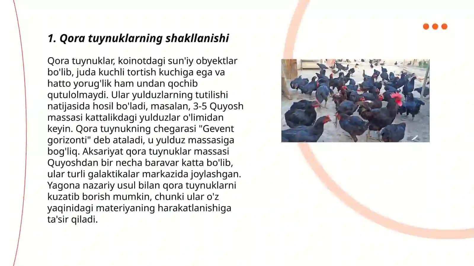 Qora tuynuklar 3