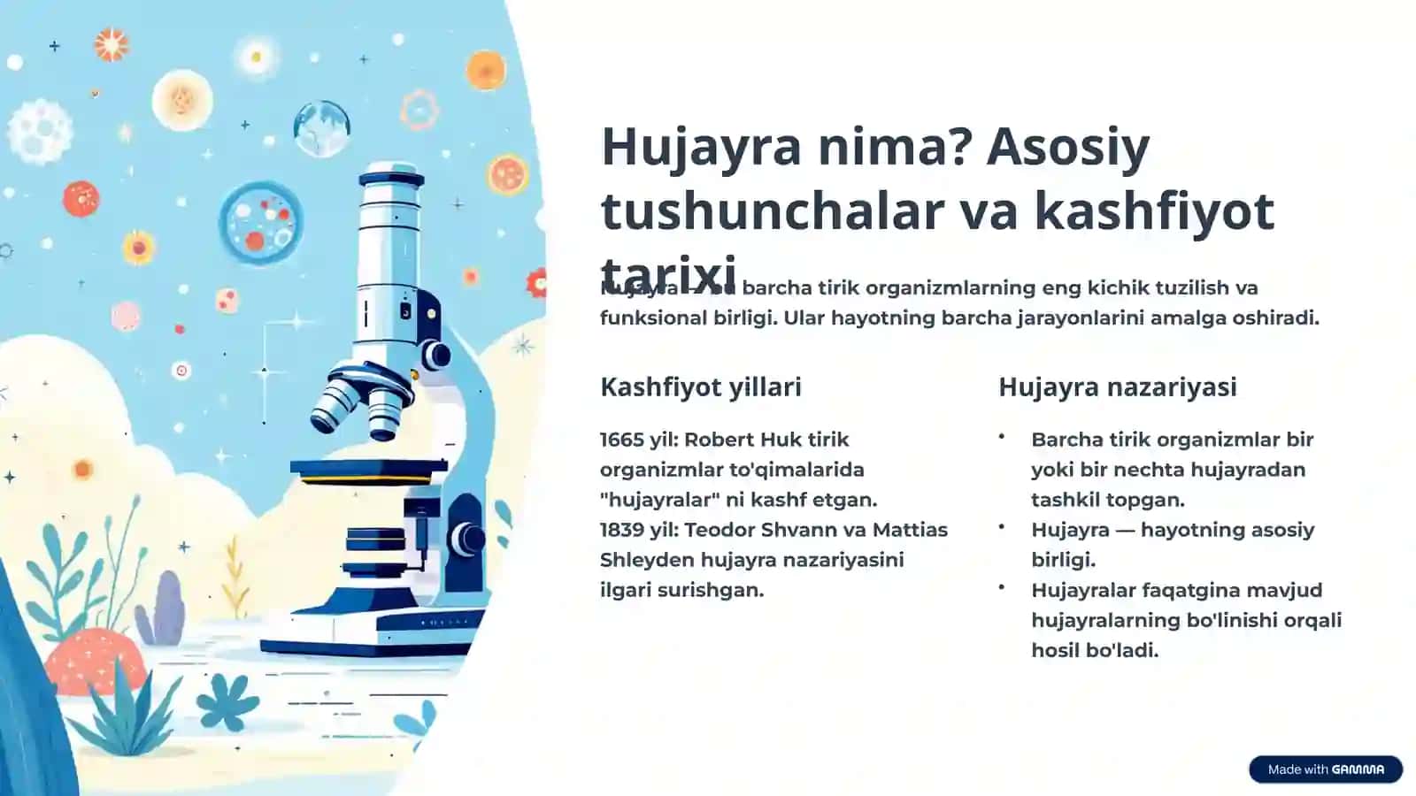 Hujayra tuzilishi: Hayotning asosiy birligi 3