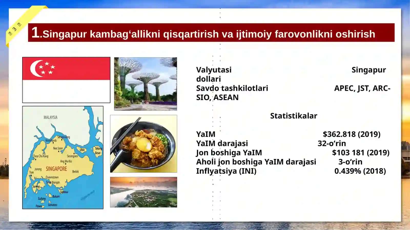 Singapur kambagʻallikni qisqartirish va ijtimoiy farovonlikni oshirish yo’llari 3