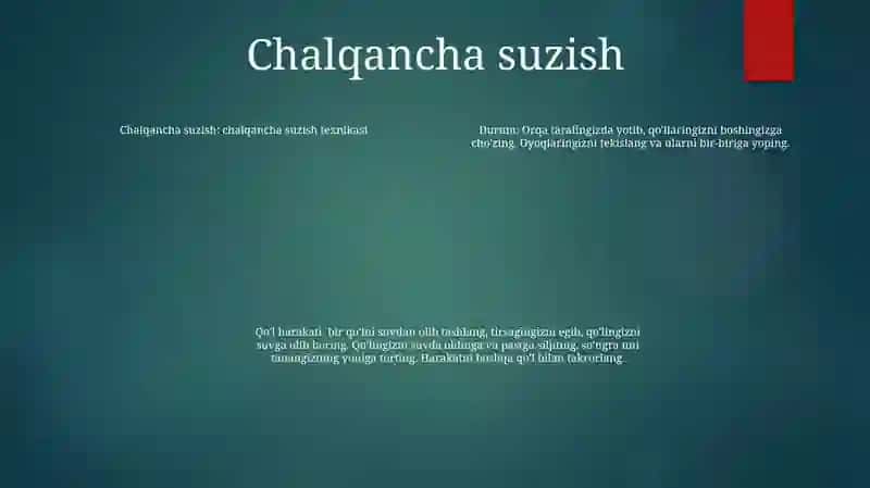Suzish Usullari 3