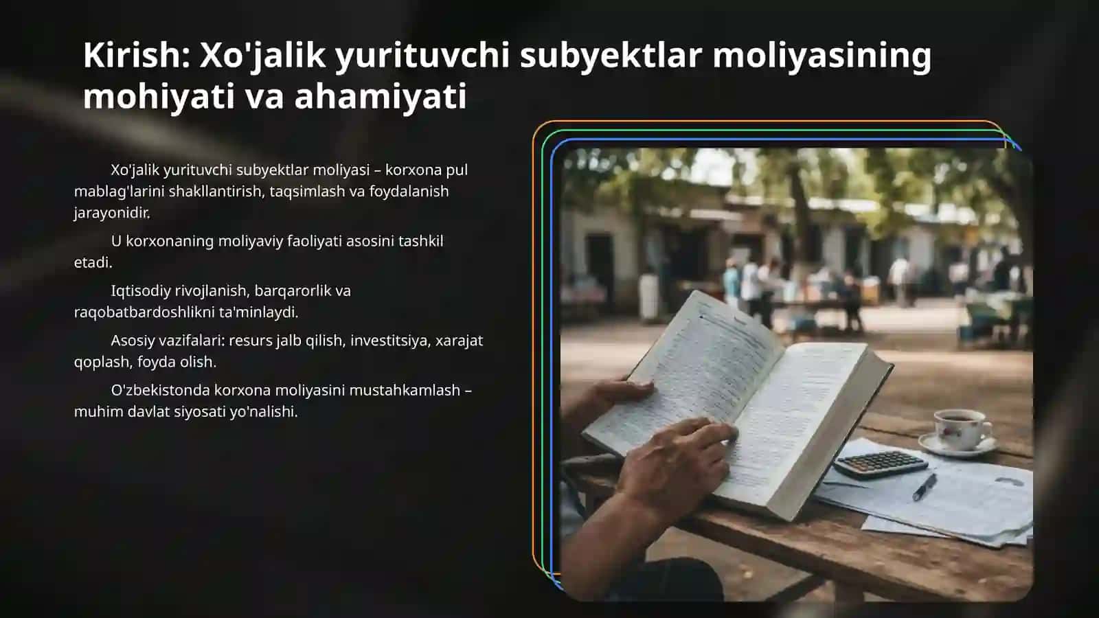 Xo'jalik yurituvchi subyektlar moliyasi 3