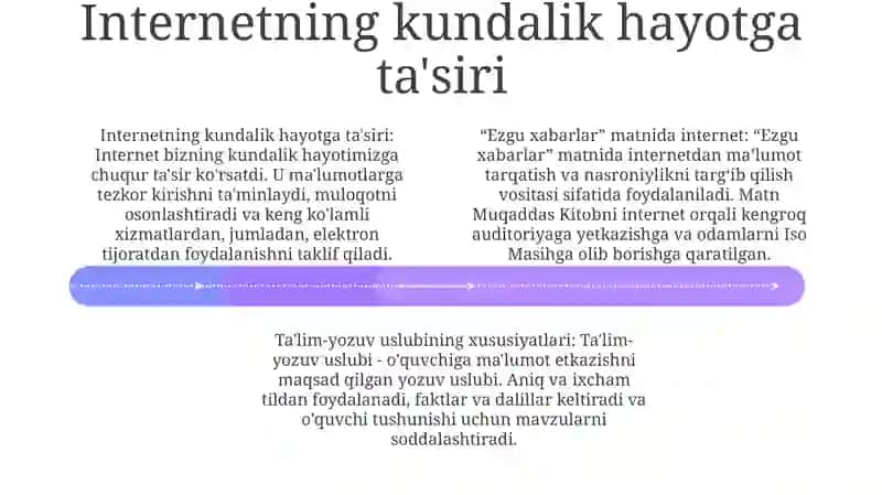 "Ezgu Xabarlar" Matni 3