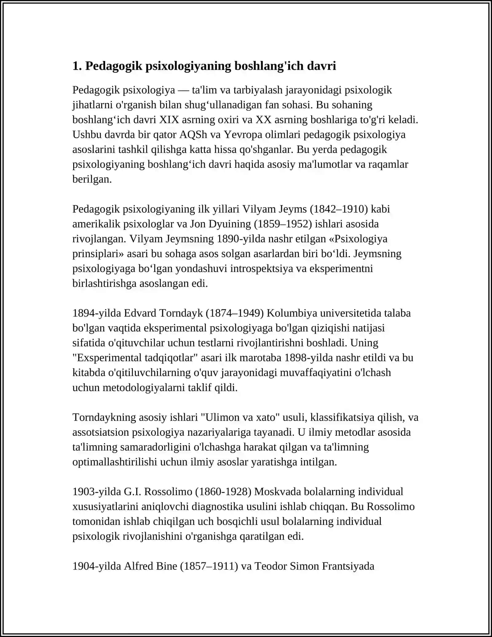 Pedagogik psixologiyani o'rganish 3