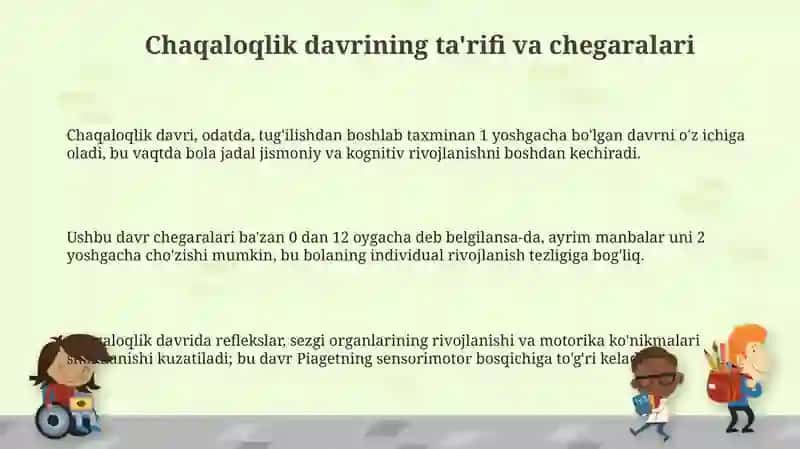 Chaqaloqlik davrining psixalogigik xususiyatlari 3