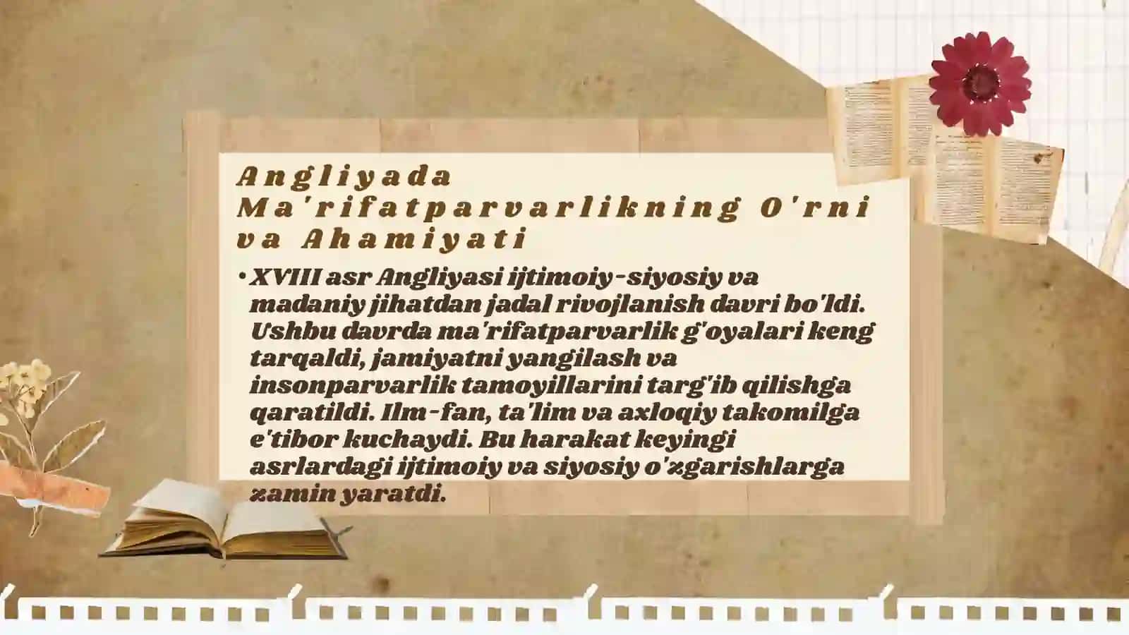 XVIII asr Angliyada maʼrifatparvar rivoji. Jorj Berkli falsafasi 3