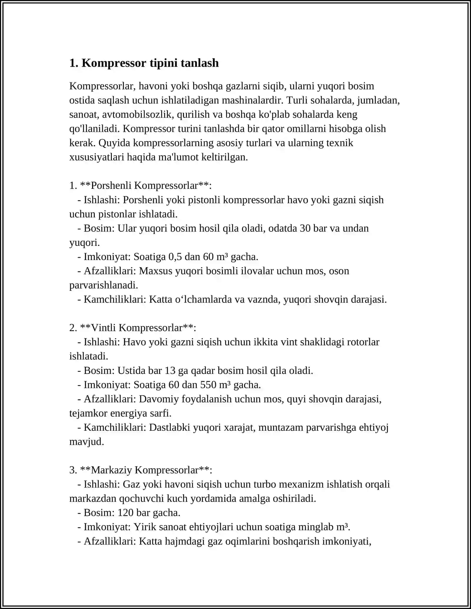 Porshenli Kompressorlar 3