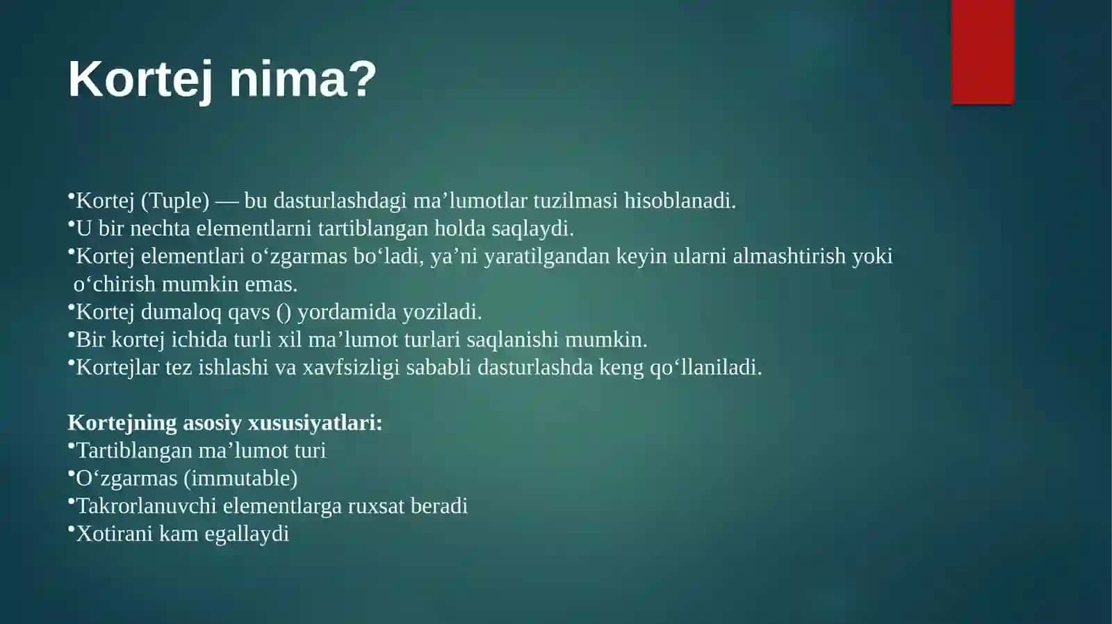 Kortejlar 3