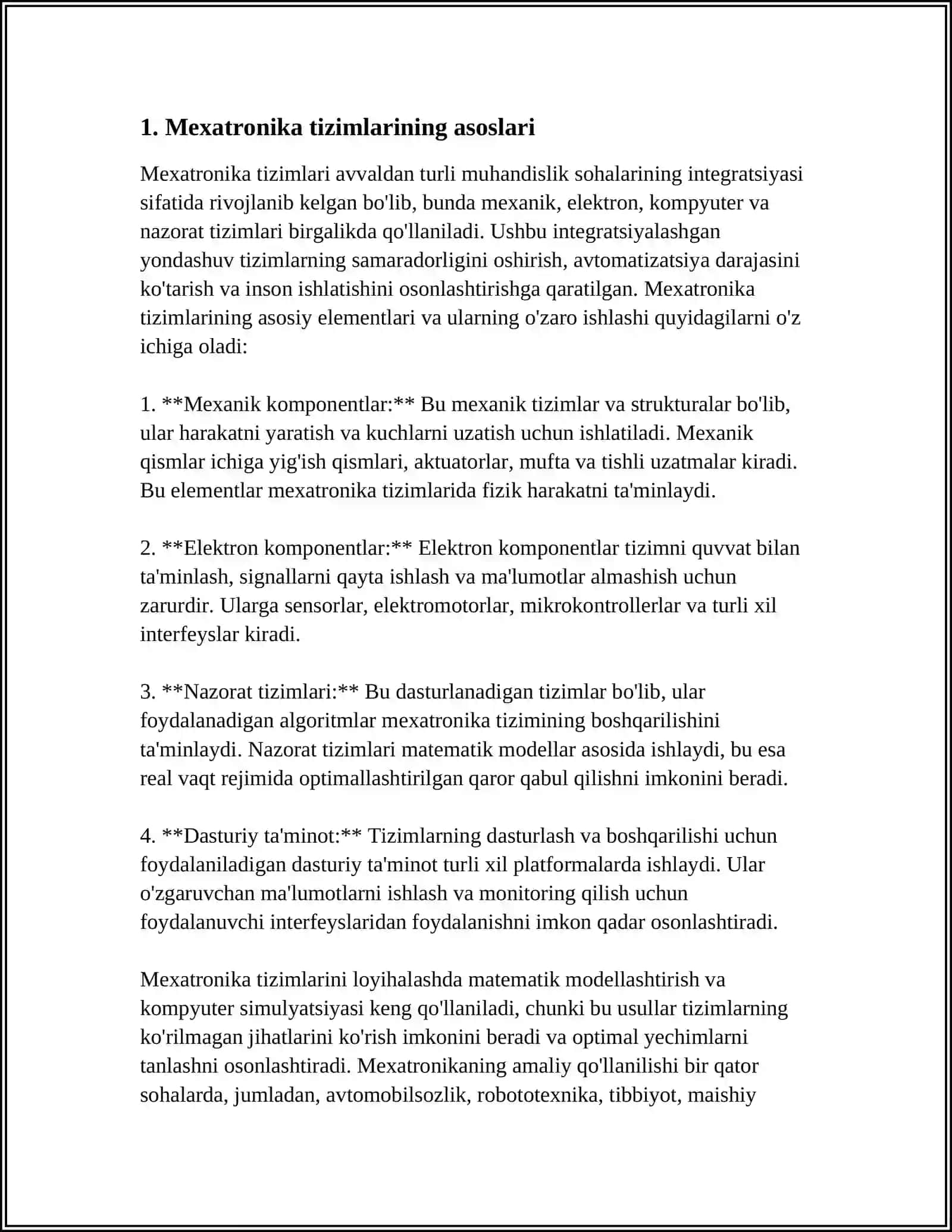 17.MAISHIY TEXNIKADA MEXATRONIK TIZIMLARDAN FOYDALANISH 3