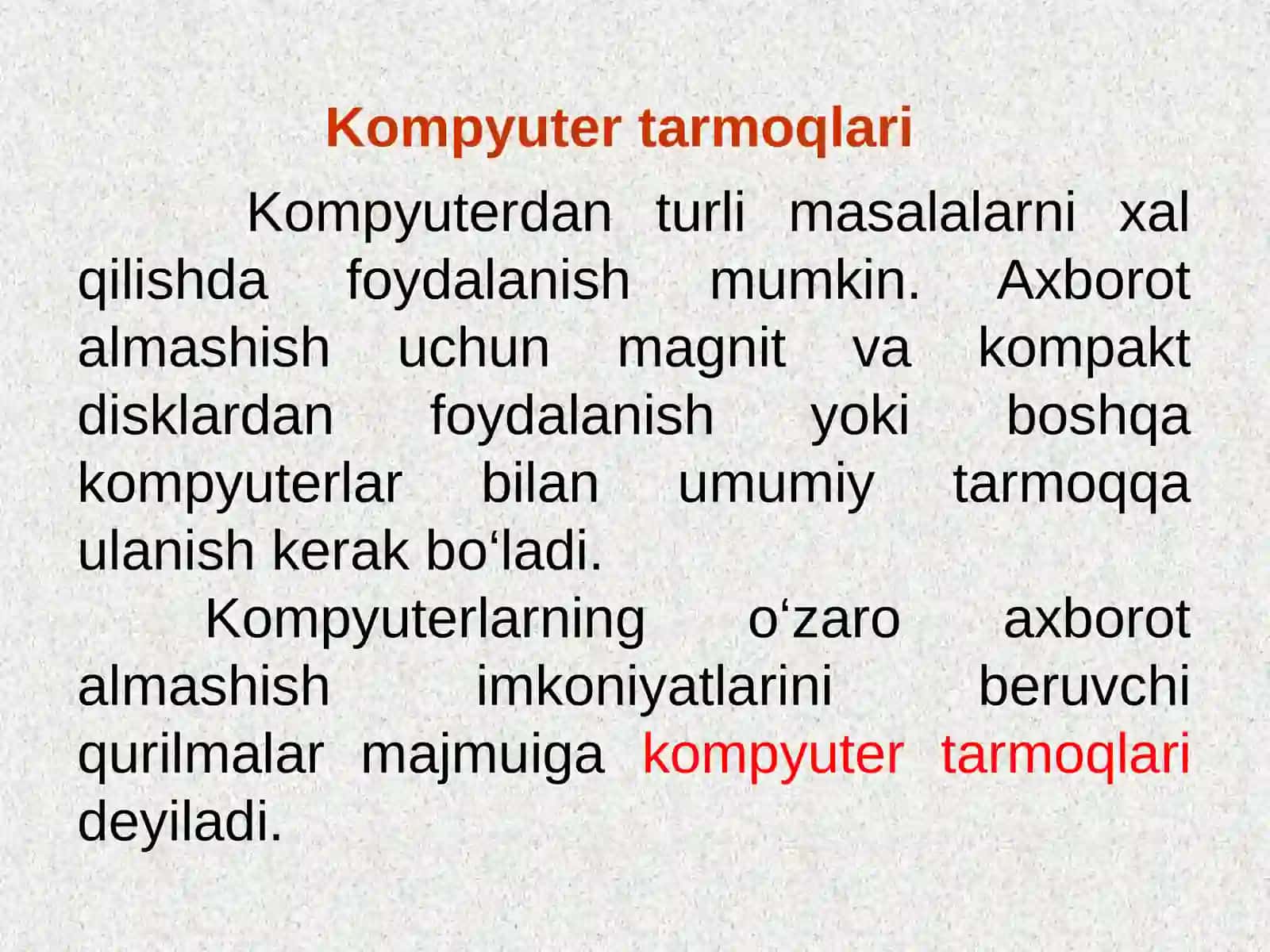 Kompyuter tarmoqi 3