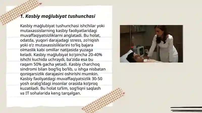 Kasbiy maģlubiyat mohiyati va uni oldini olish yòllari 3